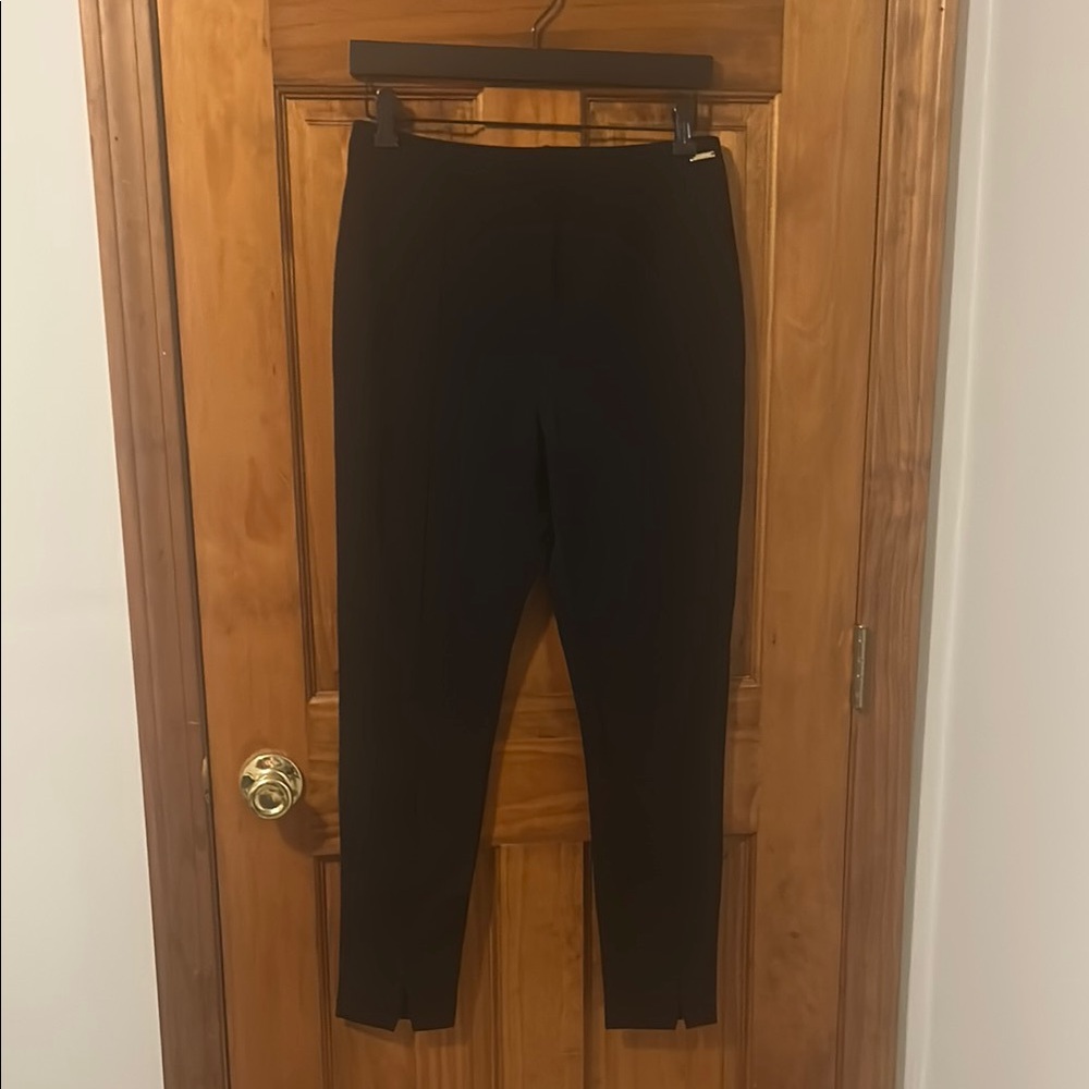 Tahari Women’s Pull On Ponte Pants W/ Front Slant Seam